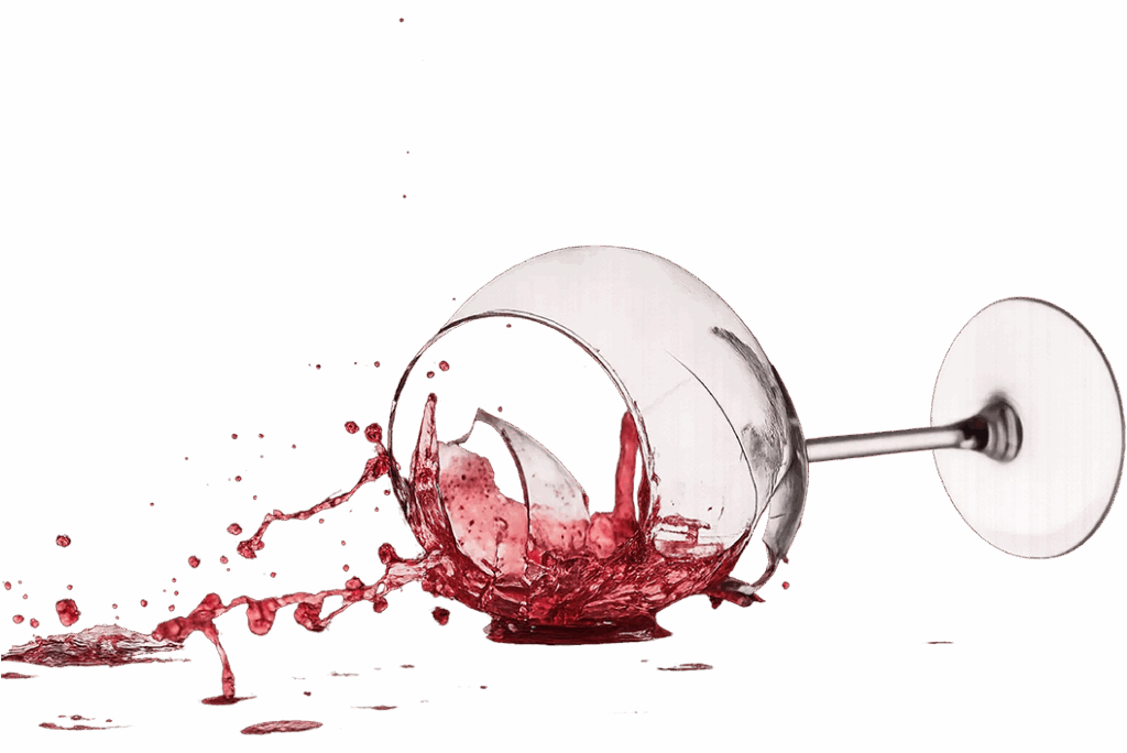 one flock wine glass